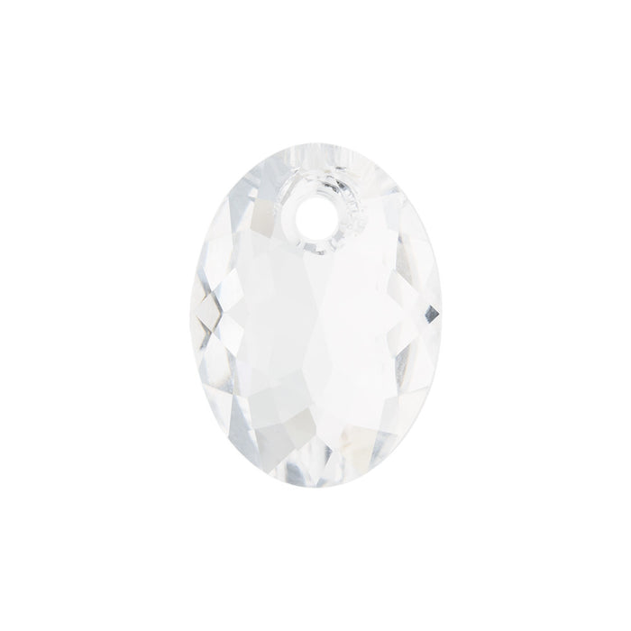 PRESTIGE Crystal, #6438 Elliptic Cut Pendant 11mm, Crystal (1 Piece)