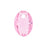 PRESTIGE Crystal, #6438 Elliptic Cut Pendant 11mm, Rose (1 Piece)