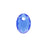 PRESTIGE Crystal, #6438 Elliptic Cut Pendant 9mm, Sapphire (1 Piece)