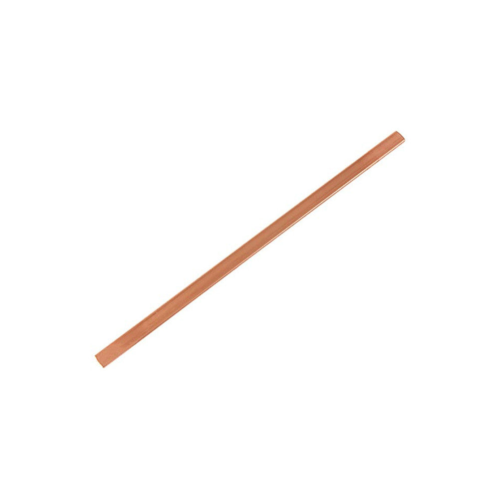 Solid Copper Flat Cuff Bracelet Blank Bar 158mm - 6.25" Long (1 Piece)