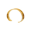 Solid Brass Concave Cuff Bracelet Base 19mm 0.75