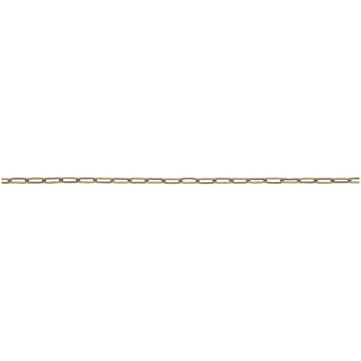 Antiqued Brass Paperclip Cable Chain, 5.9x1.75mm Links, by the Foot