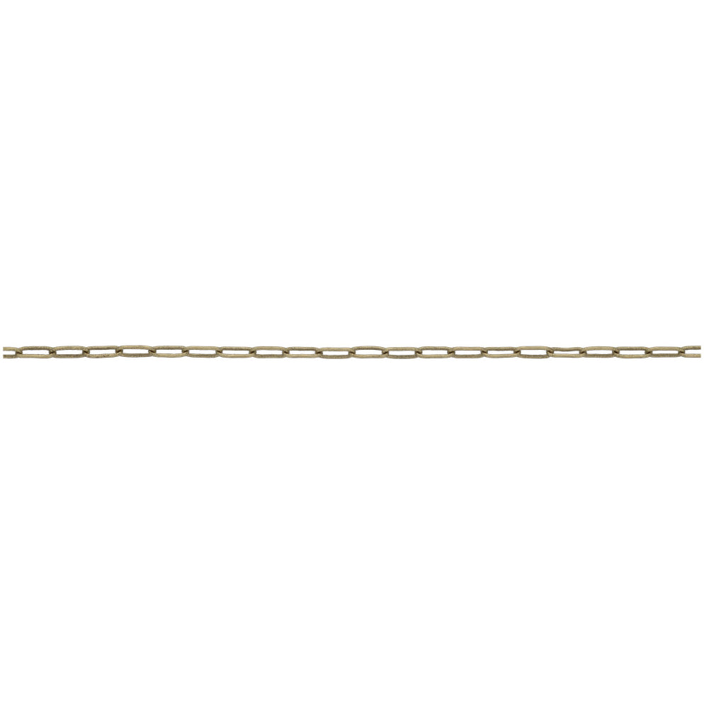 Antiqued Brass Paperclip Cable Chain, 5.9x1.75mm Links, by the Foot ...