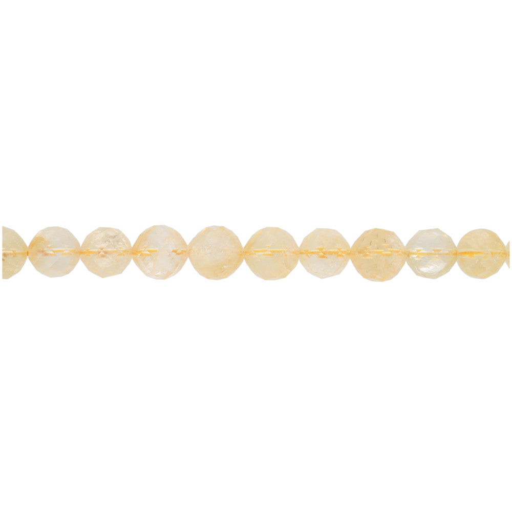 Dakota Stones Gemstone Beads, Citrine, Faceted Round 10mm (16 Inch Strand)