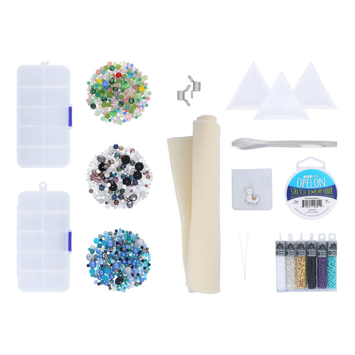 The Bead Llama Stretch Bracelet Kit