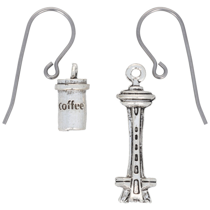 Seattle Traveler Earring Kit - Coffee & Needle - Limited Edition