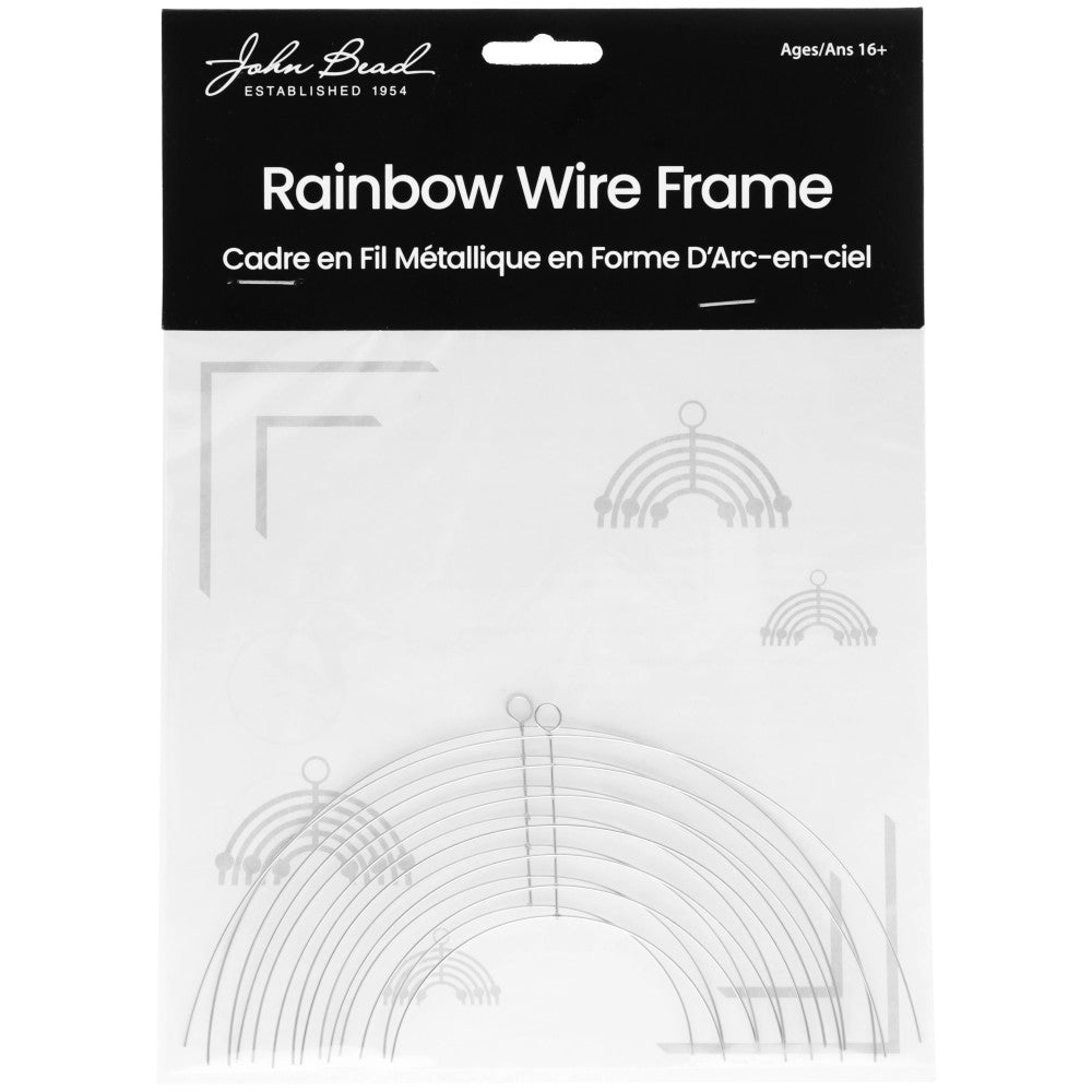 Metal Wire Form Frames, Rainbow 3.5x6.5 Inches, Stainless Steel (1 Piece)