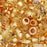 Toho Multi-Shape Glass Beads 'Kintaro' Gold Color Mix 8 Gram Tube