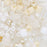 Toho Multi-Shape Glass Beads Hasu White Color Mix 8 Gram Tube