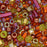 Toho Multi-Shape Glass Beads 'Ureshii' Olivine/Orange Color Mix 8 Gram Tube