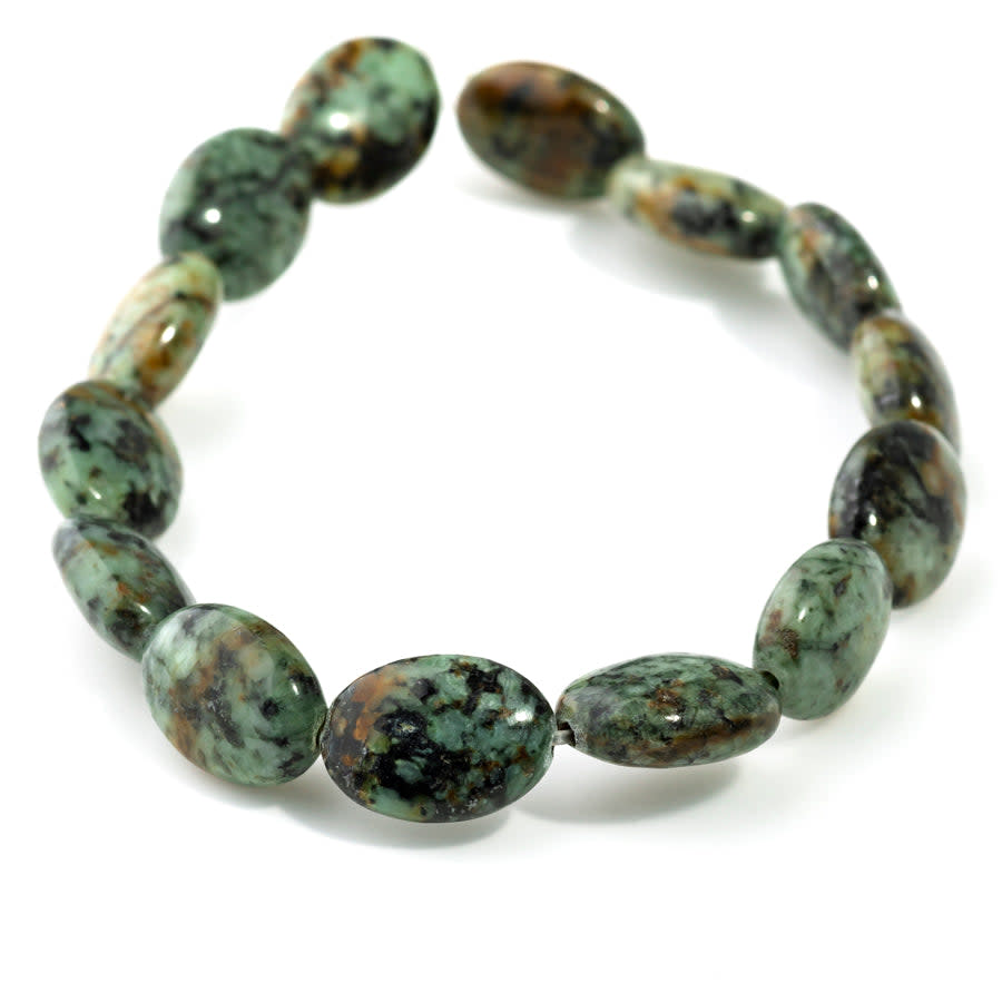 African Turquoise 10x14 Oval 8-Inch