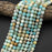 Natural Amazonite 6mm Matte Round Bead Strand