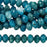 Blue Apatite 6mm Rondelle Faceted - 15-16 Inch