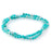 Brazilian Amazonite Plated 4mm Round Faceted - 15-16 Inch