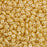 Czech Glass MiniDuo, 2-Hole Beads 2x4mm, Opaque Beige Luster  (2.5 Inch Tube)