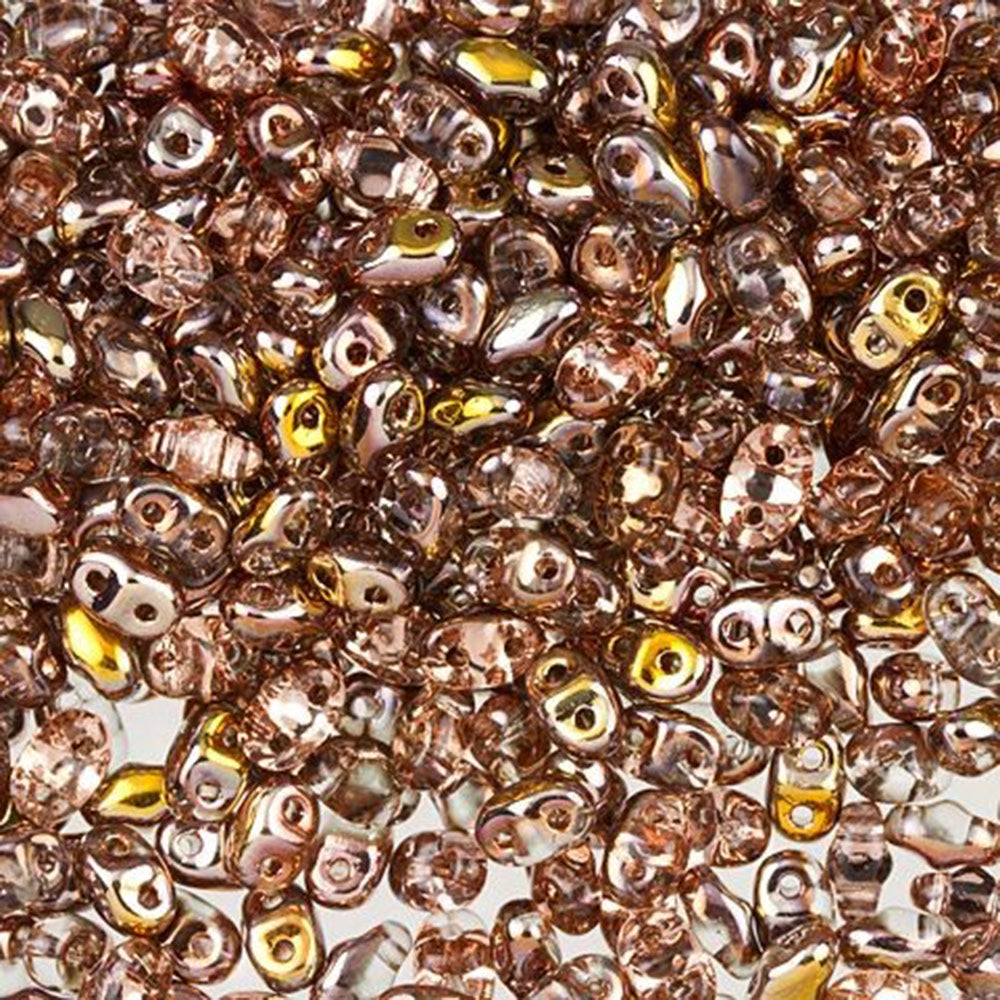 Czech Glass SuperDuo Beads 24G - Apollo Gold - Czech Beads - Beads & Jewelry Making