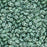 Czech Glass MiniDuo, 2-Hole Beads 2x4mm, Stone Green Luster  (2.5 Inch Tube)