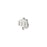 Slider Bead, Fist Bump Sign Emoji 10x11mm, by BB Benbassat, Antiqued Silver Plated (1 Piece)