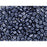 Matubo SuperDuo 2 x 5mm Metalust Steel Blue 2-Hole Seed Bead 2.5-Inch Tube