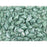 Czech Glass GemDuo, 2-Hole Diamond Shaped Beads 8x5mm, Stone Green Luster  (2.5" Tube)