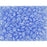 Matubo SuperDuo 2 x 5mm Milky Sapphire Luster 2-Hole Seed Bead 2.5-Inch Tube