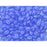 Matubo SuperDuo 2 x 5mm Matte Milky Sapphire 2-Hole Seed Bead 2.5-Inch Tube