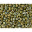 Matubo SuperDuo 2 x 5mm Opaque Yellow Matte Nebula 2-Hole Seed Bead 2.5-Inch Tube