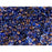 Matubo SuperDuo 2 x 5mm Sapphire Half Bronze Luster 2-Hole Seed Bead 2.5-Inch Tube