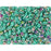 Matubo SuperDuo 2 x 5mm Turquoise Vitral 2-Hole Seed Bead 2.5-Inch Tube