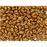 Matubo SuperDuo 2 x 5mm Amber Gold Shine 2-Hole Seed Bead 2.5-Inch Tube