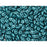 Matubo SuperDuo 2 x 5mm Dark Teal Pearl Coat 2-Hole Seed Bead 2.5-Inch Tube