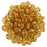 Matubo SuperDuo 2 x 5mm Halo - Sandalwood 2-Hole Seed Bead 2.5-Inch Tube