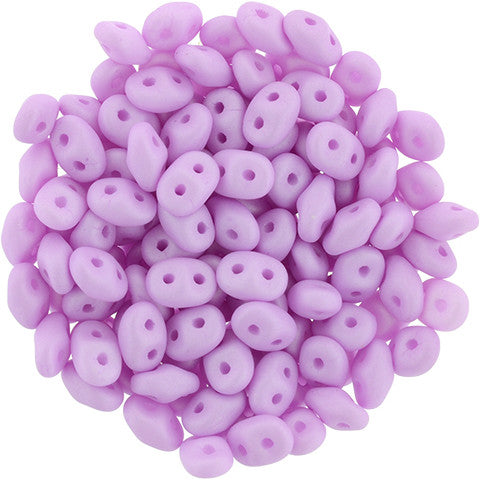 Matubo SuperDuo 2 x 5mm Saturated Violet 2-Hole Seed Bead 2.5-Inch Tube