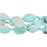 Gemstone Beads, Turquoise Terra Agate, 20x30mm Oval, 1 Strand