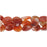 Gemstone Beads, Carnelian, 16x20mm Faceted Puffed Coin, 1 Strand