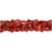 Gemstone Beads, Carnelian, 12x5.5mm Faceted Puffed Square, 1 Strand