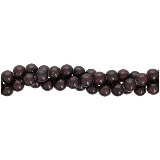 Gemstone Beads, Garnet, 8mm Round, 1 Strand