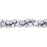 Gemstone Beads, Electroplated Hematine, 8x10mm Skull, 1 Strand