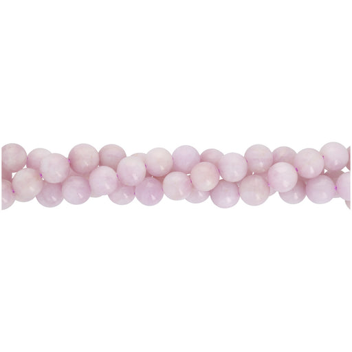 Gemstone Beads, Kunzite, 8mm Round, 1 Strand