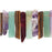 Gemstone Beads, Mix, Graduated Rectangle, 1 Strand