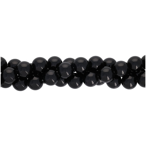 Gemstone Beads, Black Onyx, 10mm Round, 1 Strand