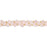 Gemstone Beads, Rose Quartz, 8mm Faceted Bicone, 1 Strand