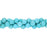 Gemstone Beads, Turquoise Dyed Magnesite, 10mm Faceted Round, 1 Strand