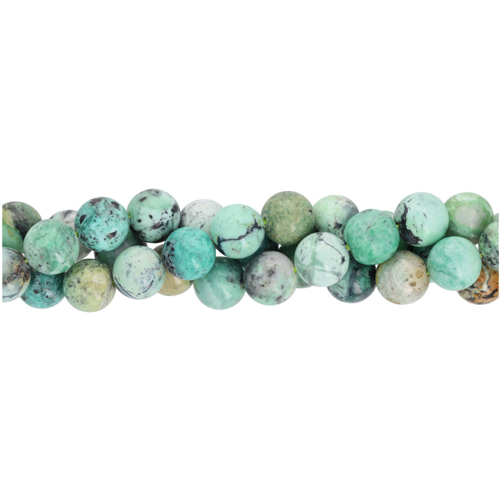 Gemstone Beads, Variscite, 10mm Round, 1 Strand