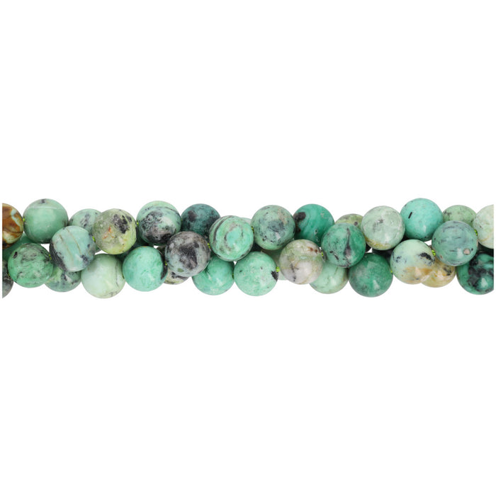 Gemstone Beads, Variscite, 8mm Round, 1 Strand