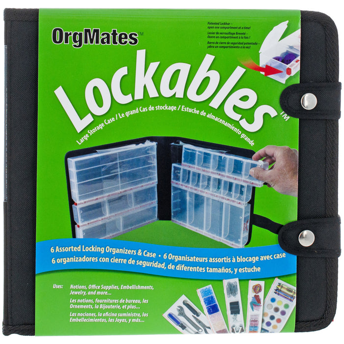 OrgMates/Craft Mates Lockables Storage Large Set with Organizers