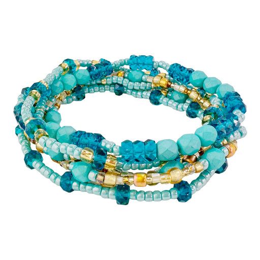 Serendipity Encore Stretch Bracelets Kit - Turquoise & Gold