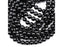 Natural Black Onyx 4mm Smooth Round Bead Strand