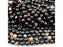 Natural Black Tourmaline 4mm Smooth Round Bead Strand