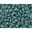 Matubo SuperDuo 2x5mm 2-Hole Moon Dust Turquoise Seed Bead 2.5-Inch Tube